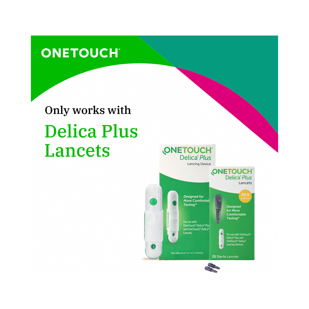 OneTouch Delica Plus Lancing Device with Delica Plus 25 Lancet - Image 5