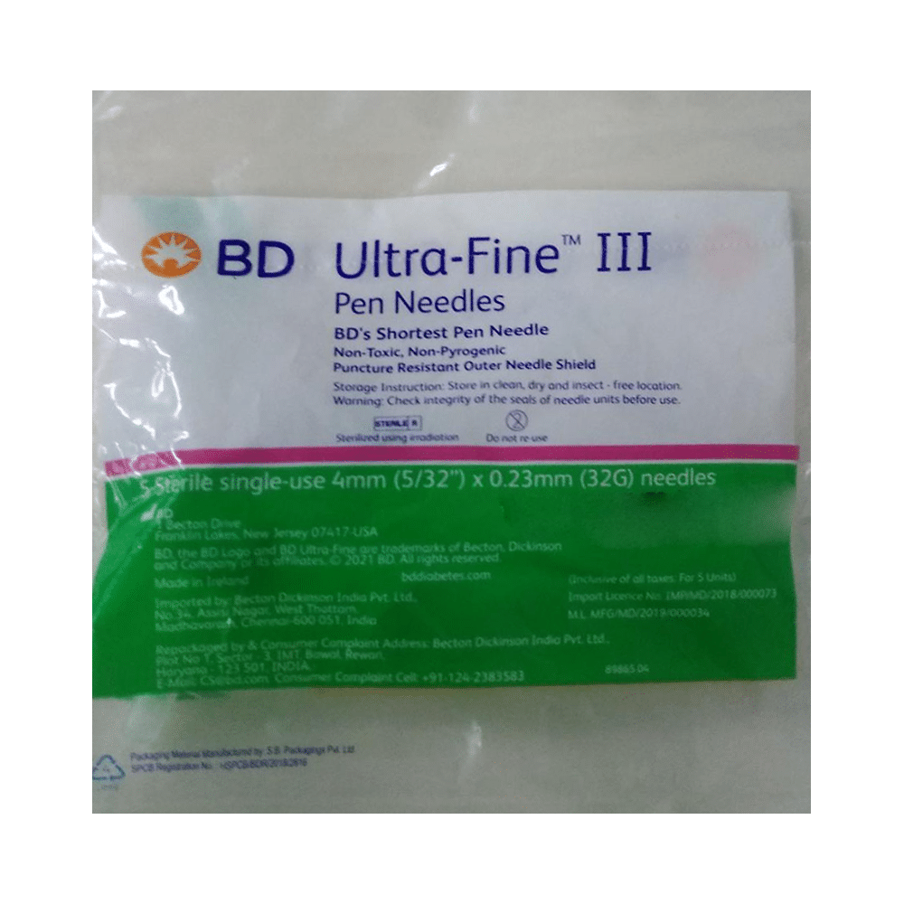 BD Ultra Fine 3 Nano Pen Needle - Image 5