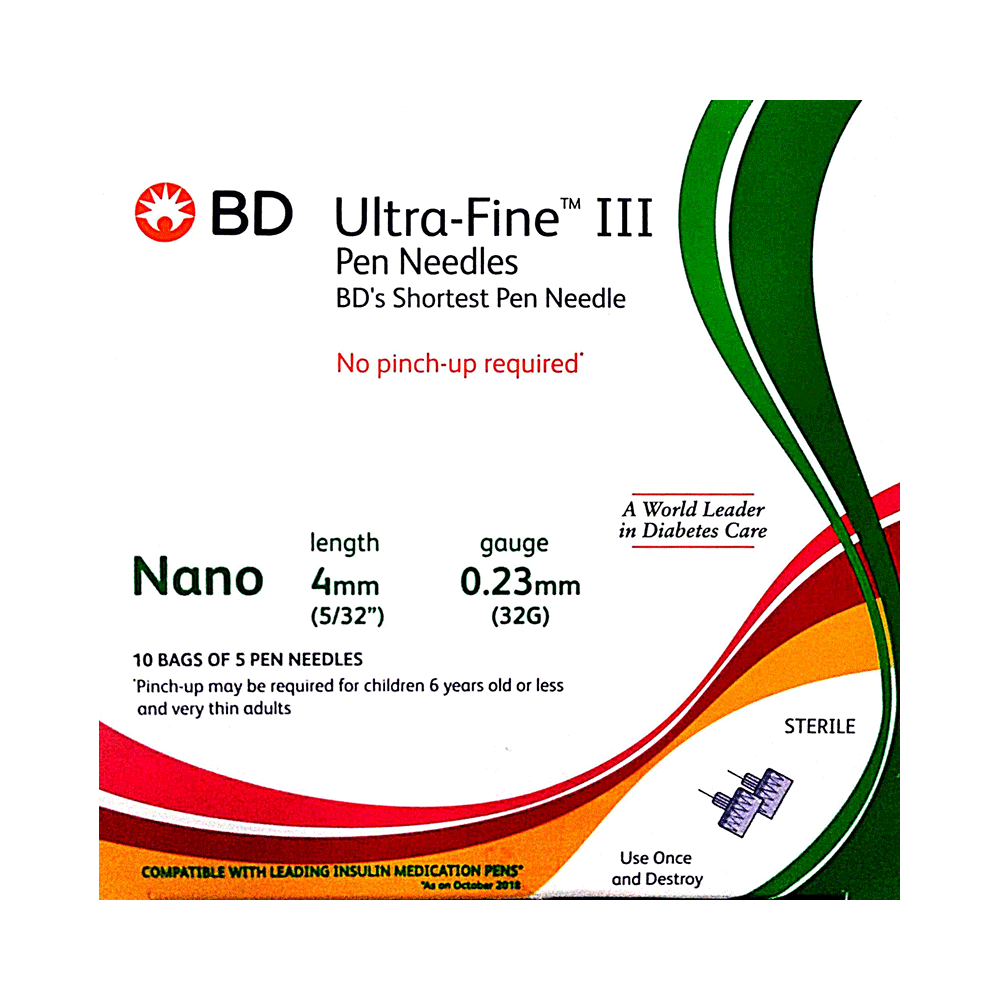BD Ultra Fine 3 Nano Pen Needle