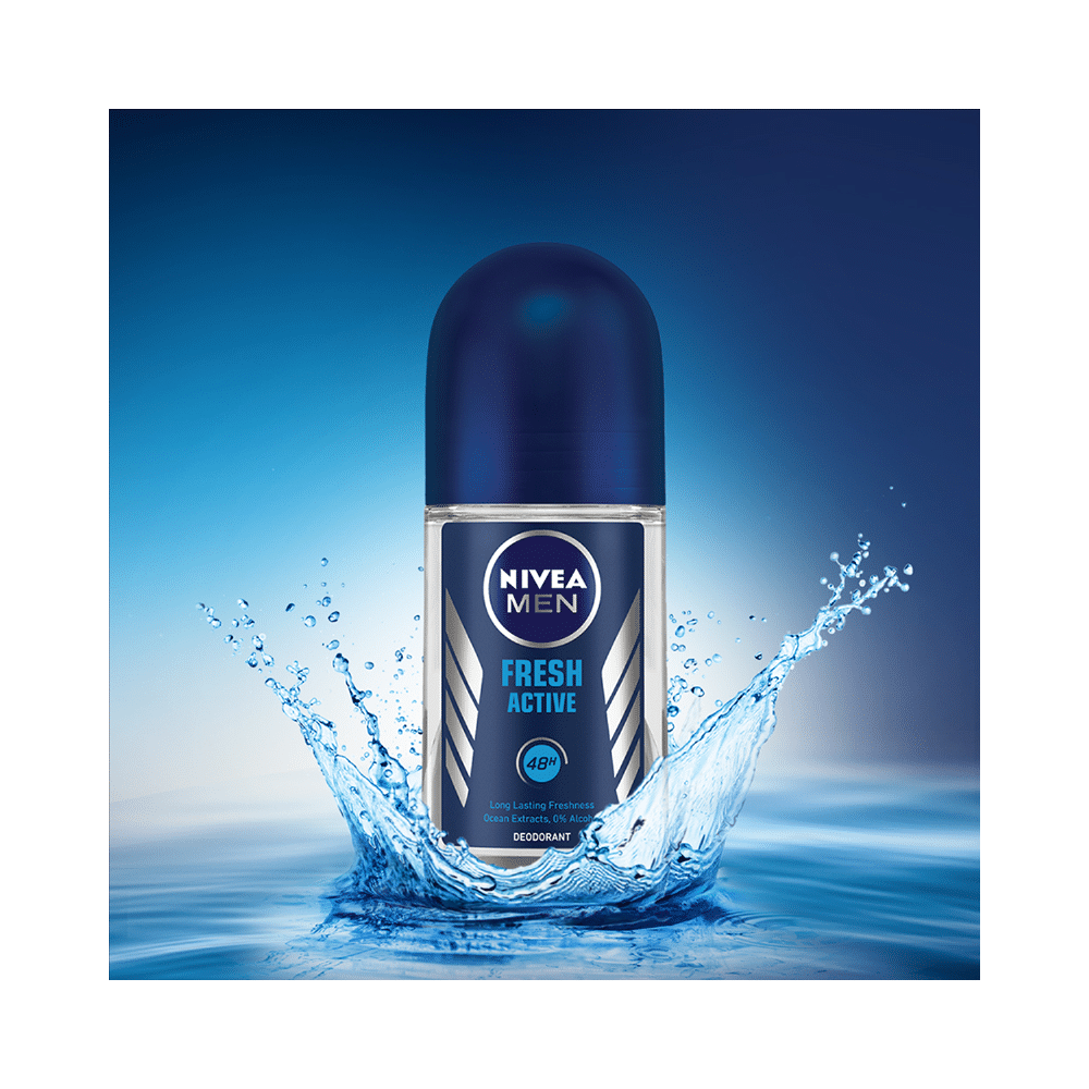 Nivea Men Deodorant Roll On Fresh Active - Image 3
