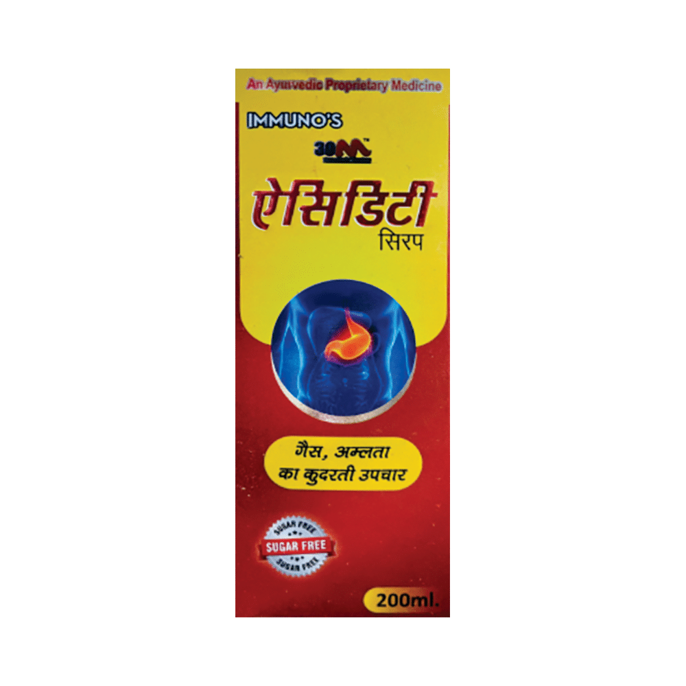 30M Acidity Syrup (200ml Each) Sugar Free