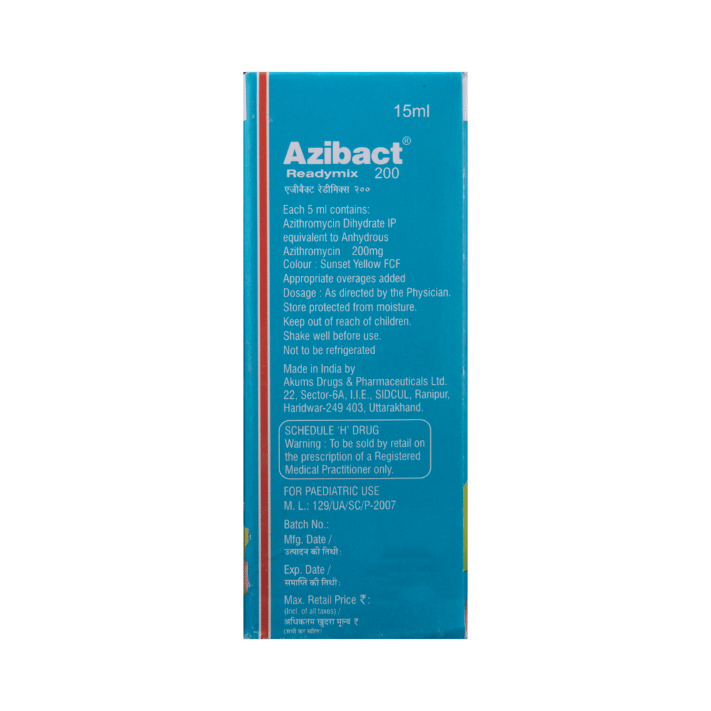 Azibact 200 Readymix Oral Suspension - Image 3