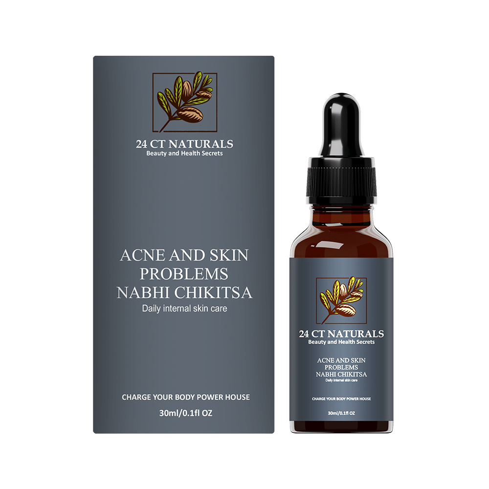 24 CT Naturals Acne and Skin Problems Nabhi Chikitsa Oil - Image 1