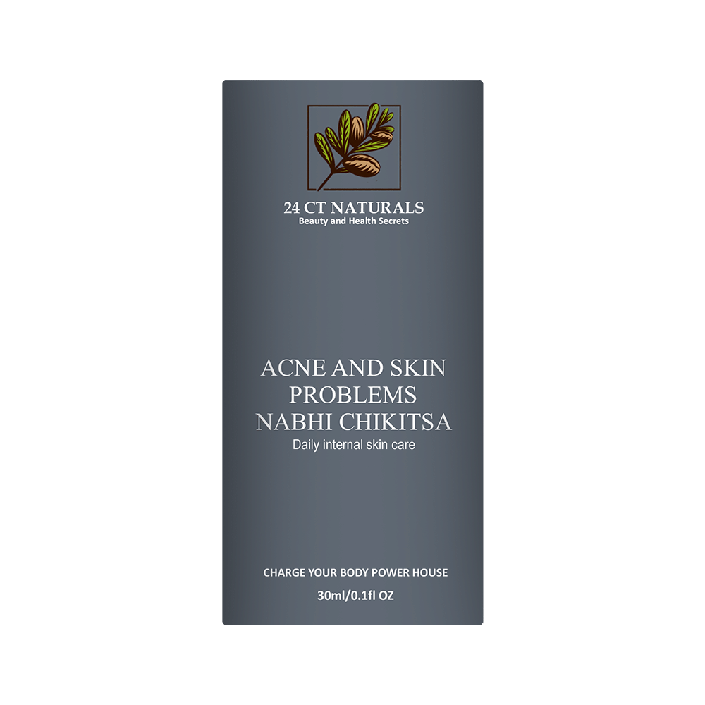 24 CT Naturals Acne and Skin Problems Nabhi Chikitsa Oil - Image 5