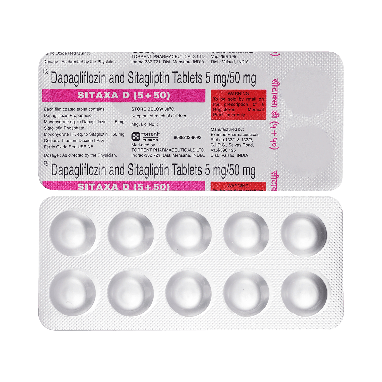 Sitaxa D 50+5 Tablet