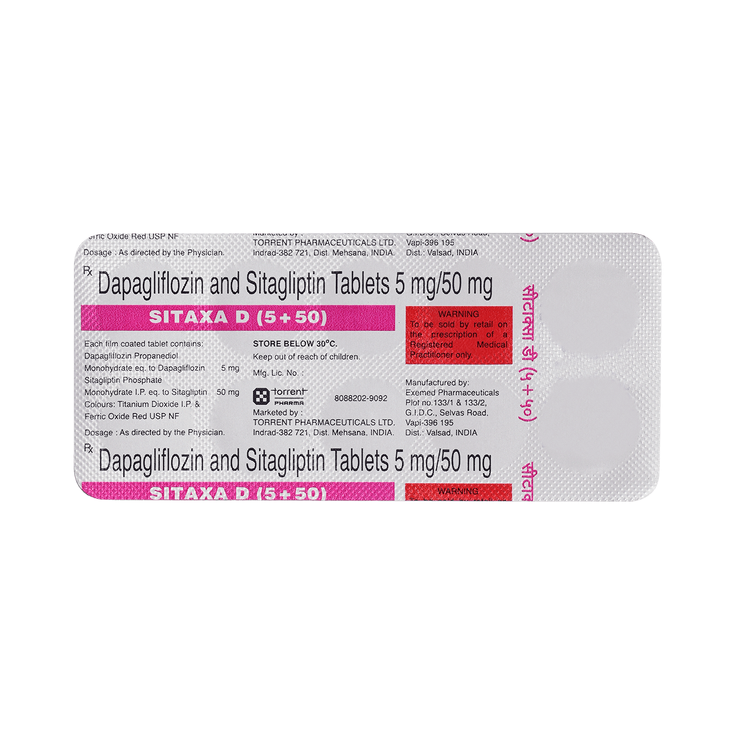 Sitaxa D 50+5 Tablet - Image 3