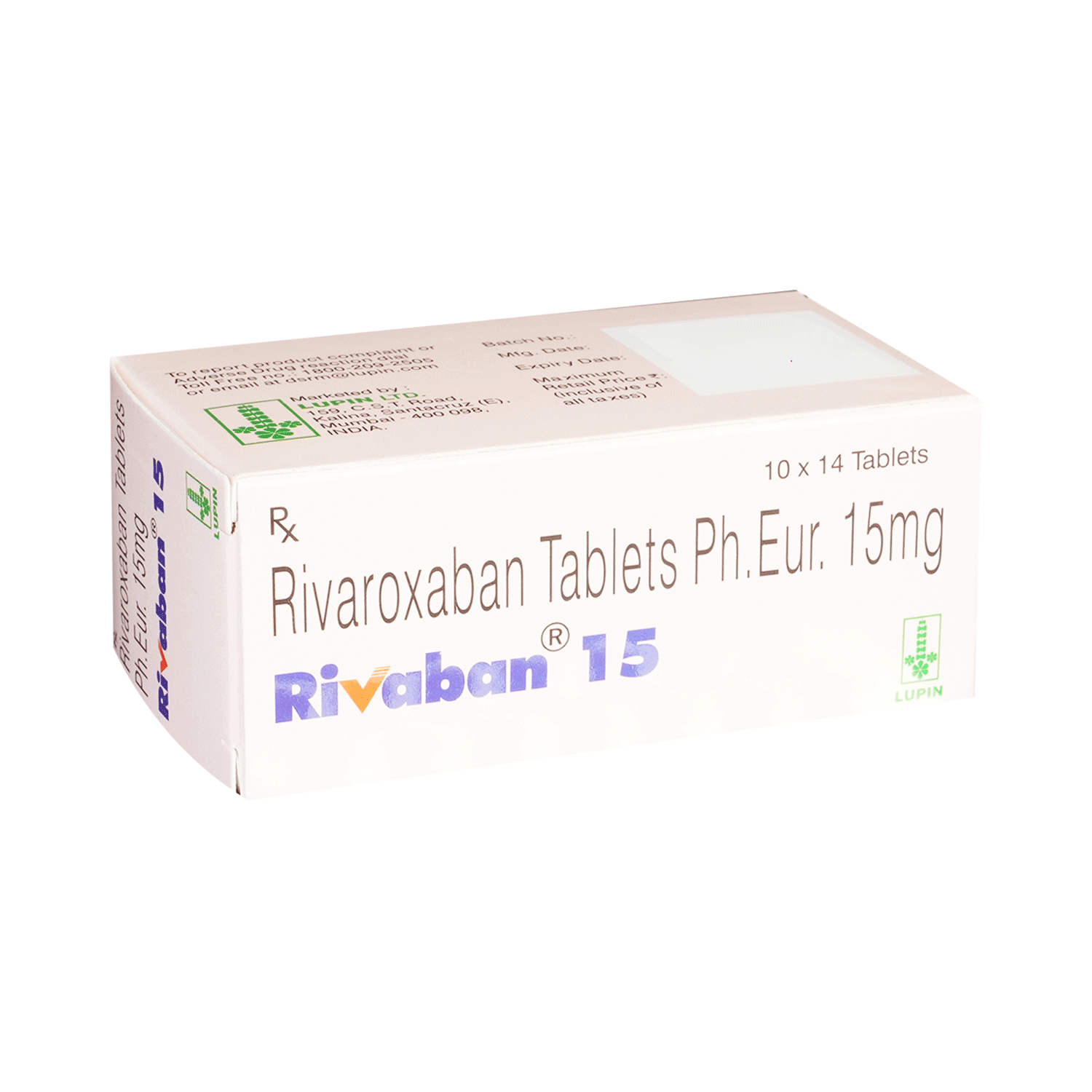 Rivaban 15 Tablet - Image 2