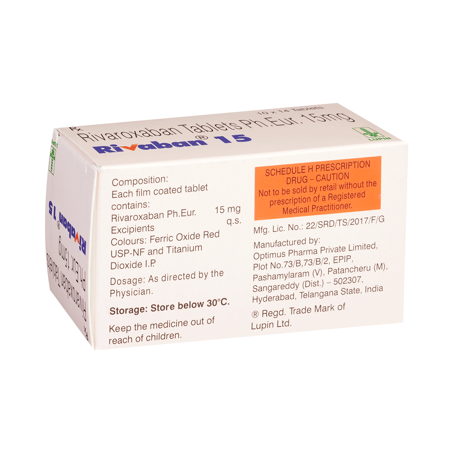 Rivaban 15 Tablet - Image 4