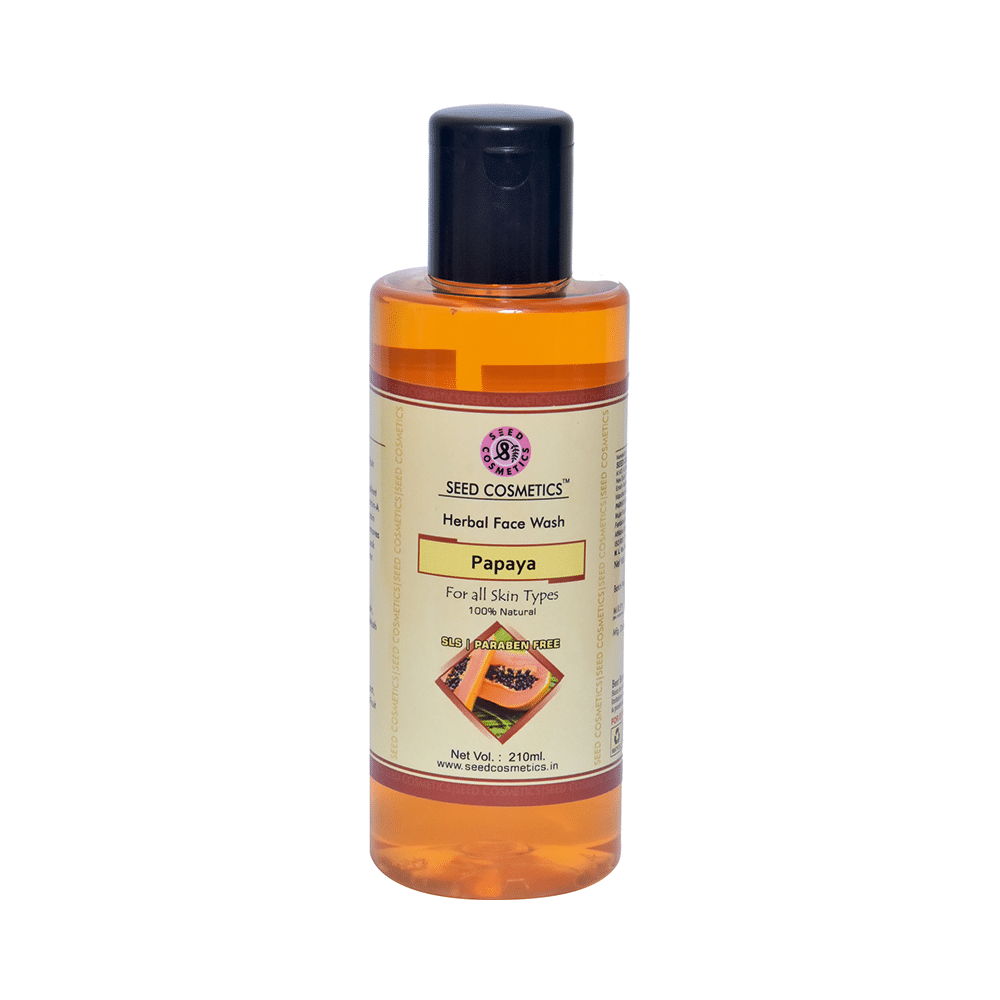 Seed Cosmetics Papaya Herbal Face Wash - Image 1
