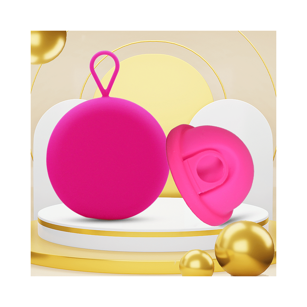 MYKI Silicon Menstrual Disc with Clutch Pink Medium - Image 4