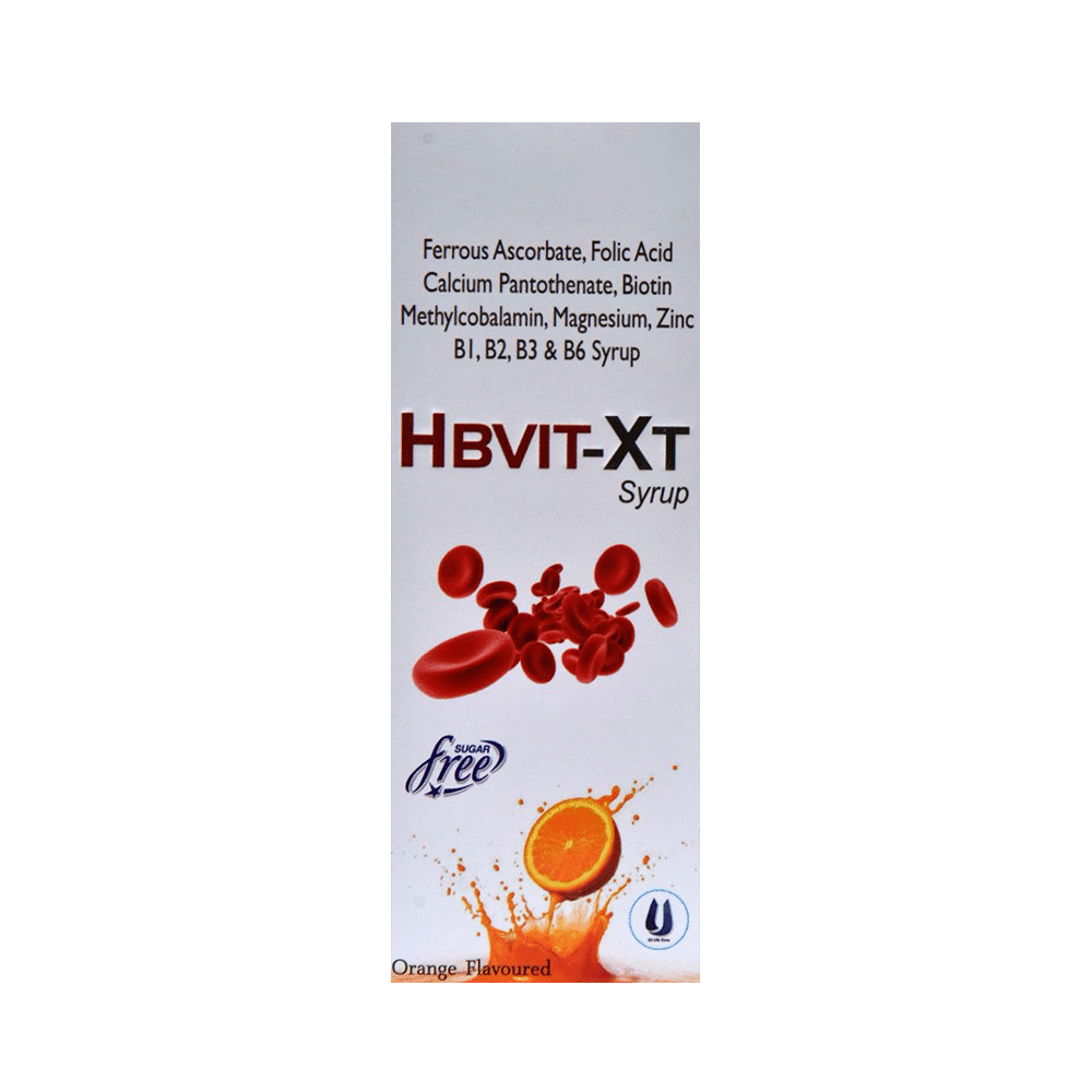 Hbvit-XT Syrup Orange Sugar Free - Image 1