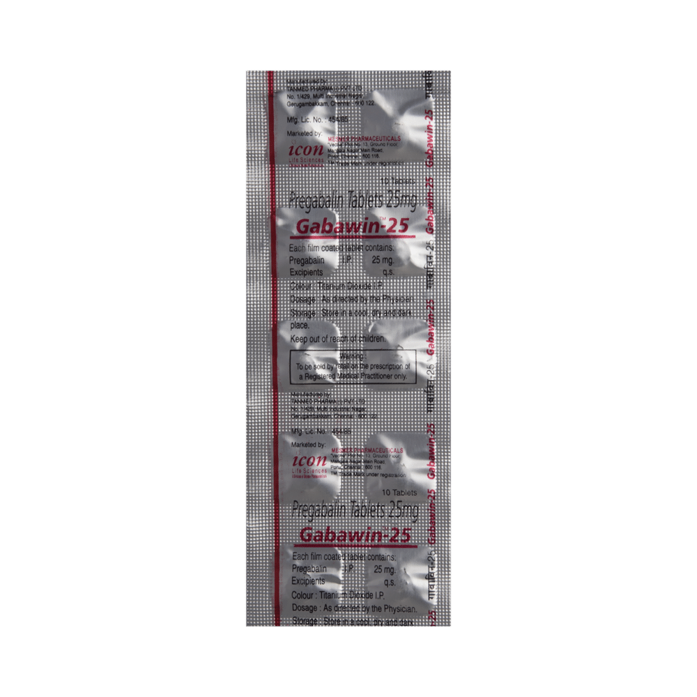 Gabawin 25 Tablet - Image 4