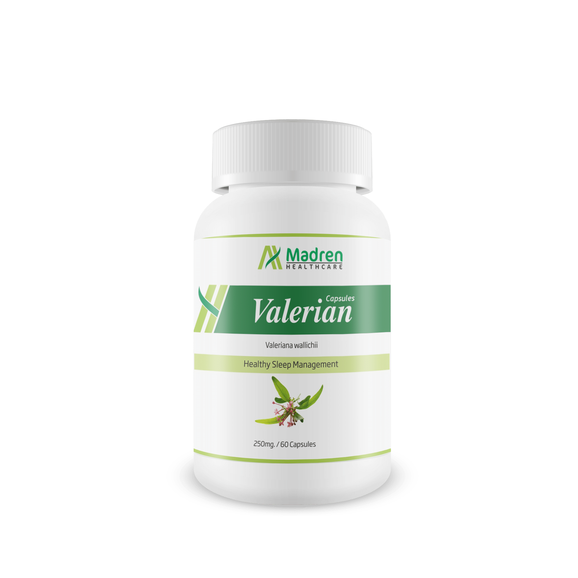 Madren Healthcare Valerian 250mg Capsule - Image 1