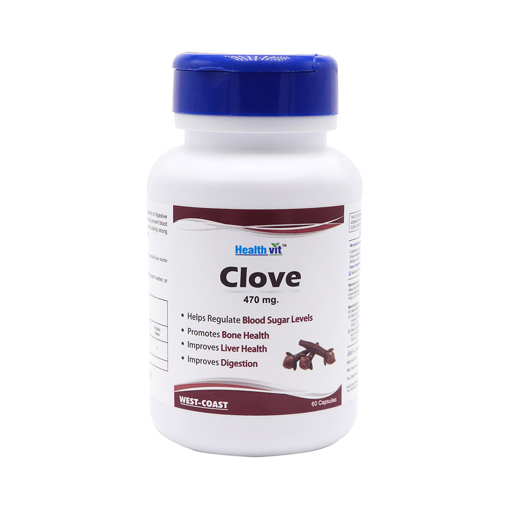 HealthVit Clove 470mg Capsule
