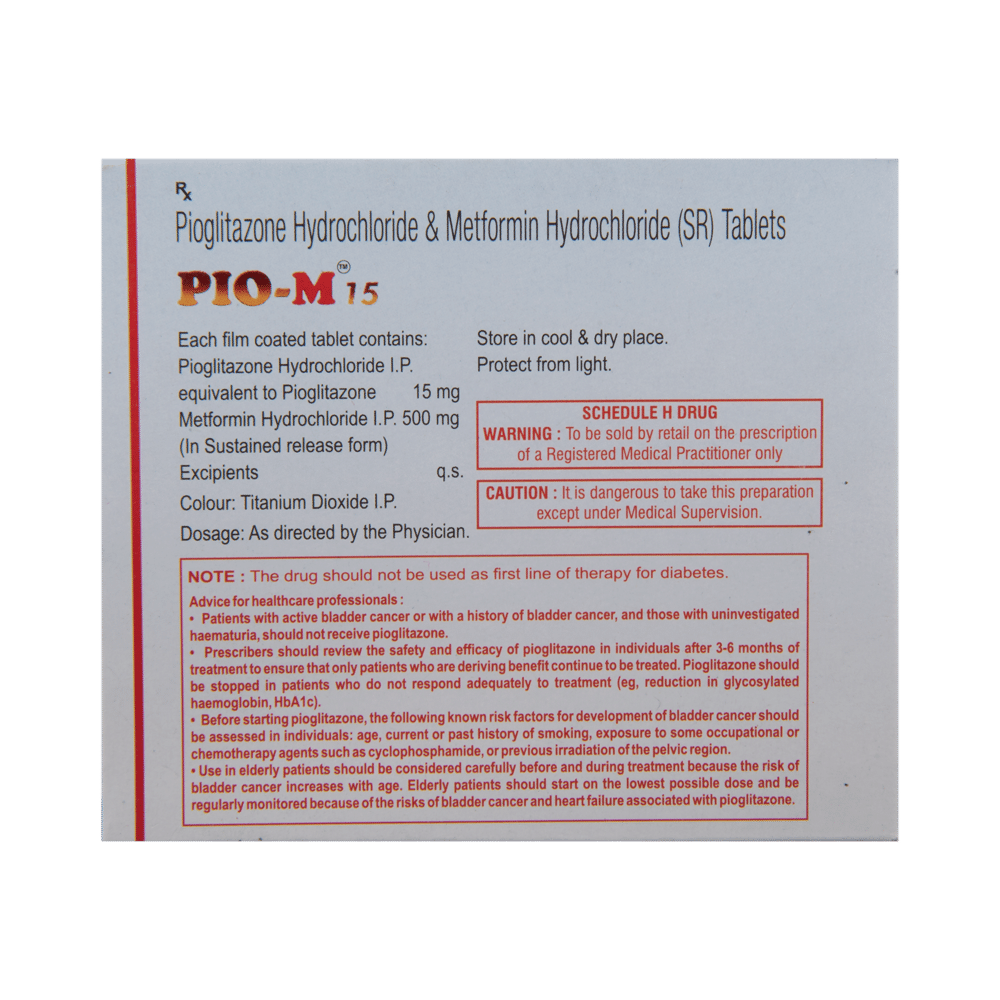Pio-M 15 Tablet SR - Image 3