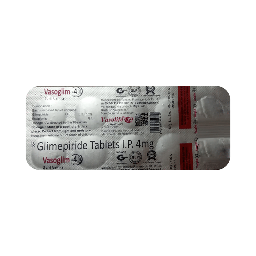 Vasoglim 4 Tablet - Image 2