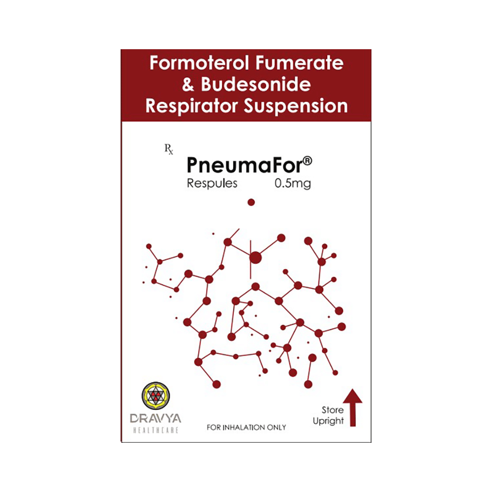 Pneumafor 0.5mg Respules (2ml Each) - Image 1