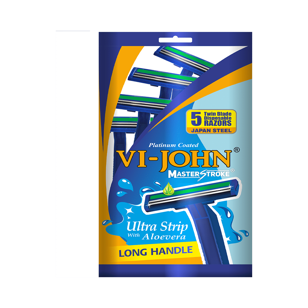 Vi-John Platinum Caoted Master Stroke Disposable Razor
