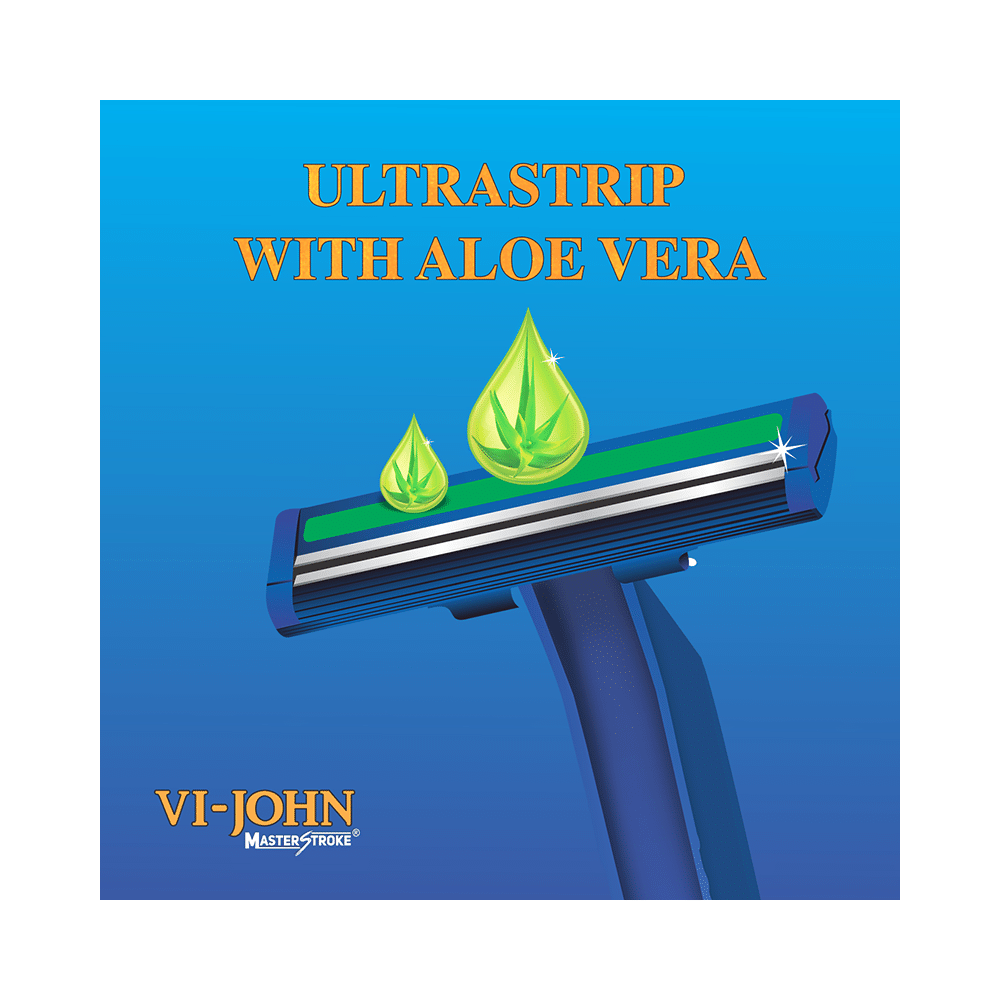 Vi-John Platinum Caoted Master Stroke Disposable Razor - Image 6