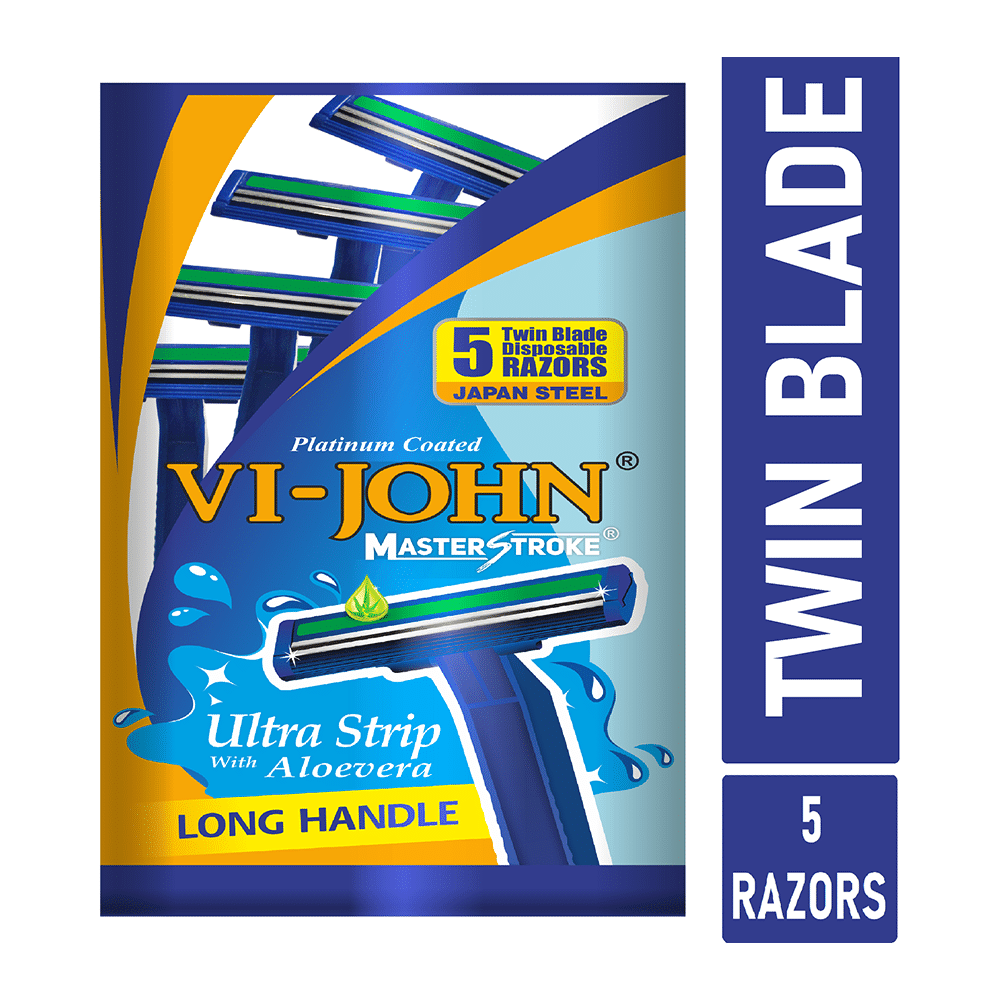 Vi-John Platinum Caoted Master Stroke Disposable Razor - Image 3