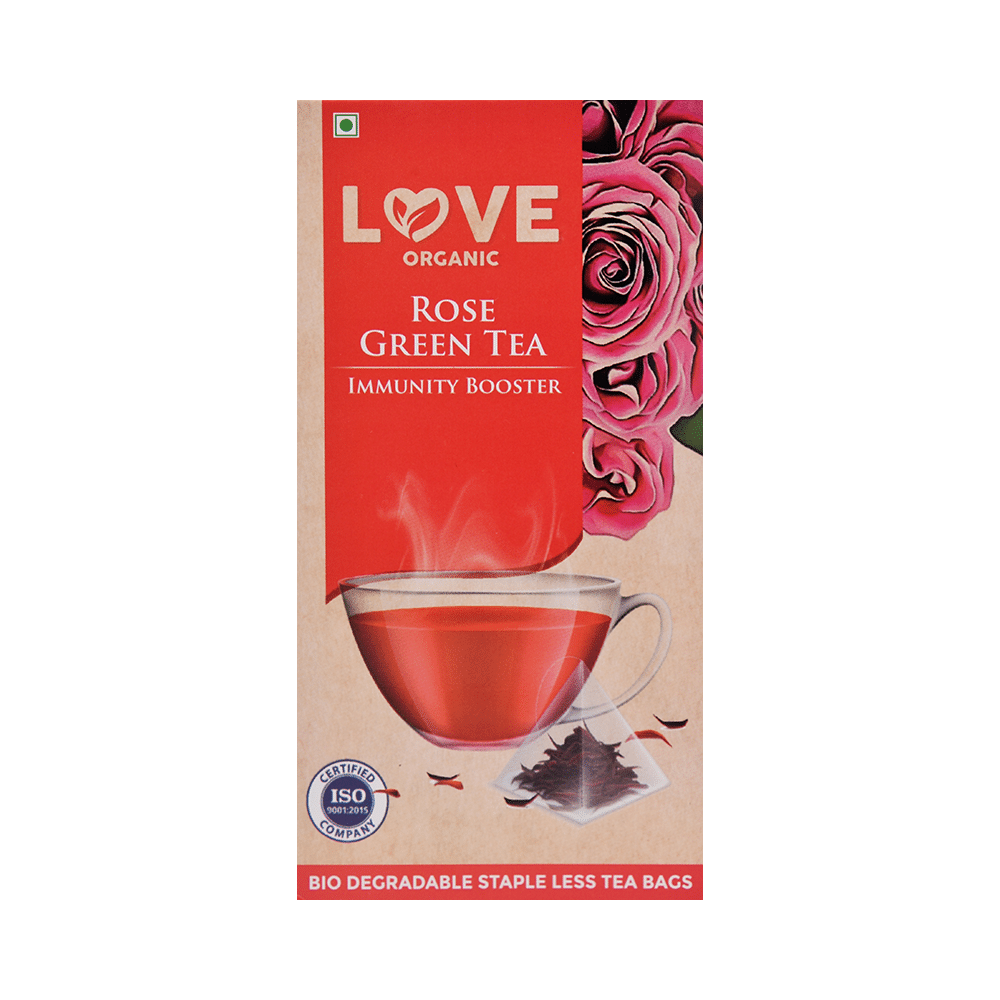 Love Organic Rose Green Tea (2.5gm Each) - Image 2