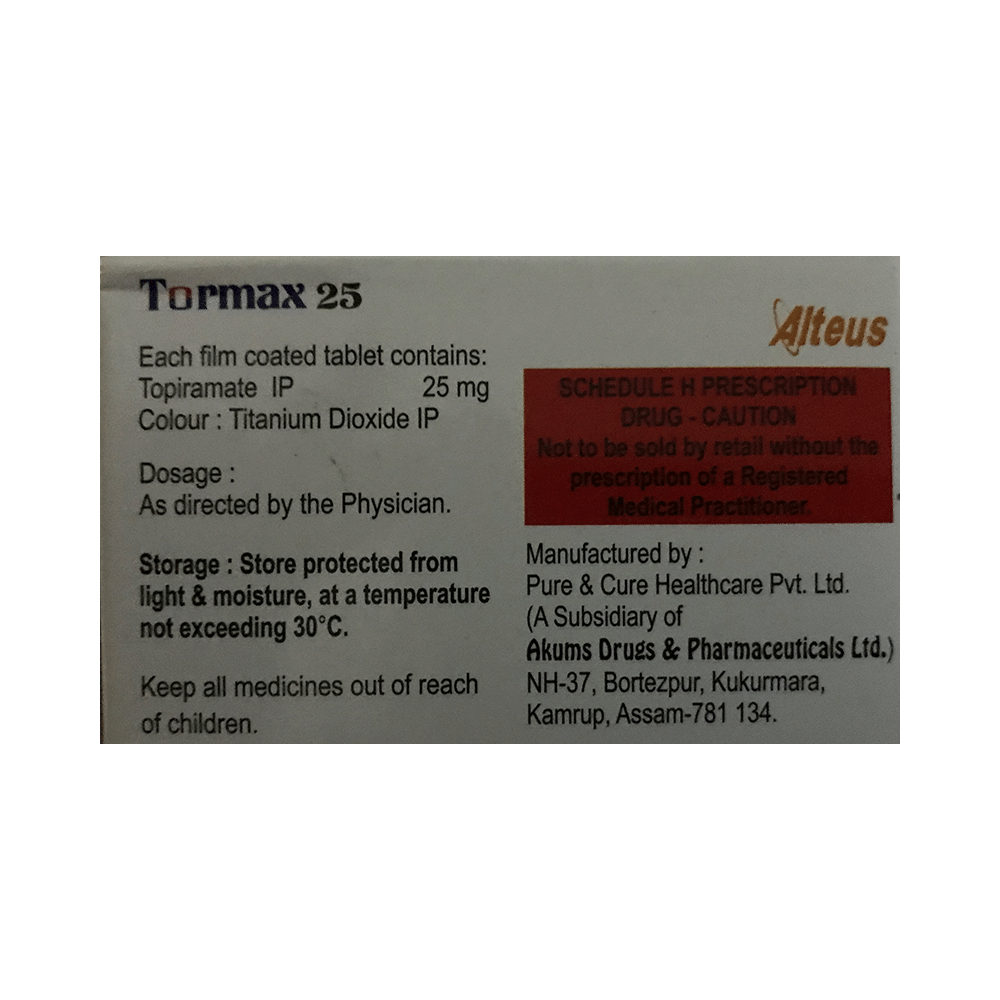 Tormax 25 Tablet - Image 2