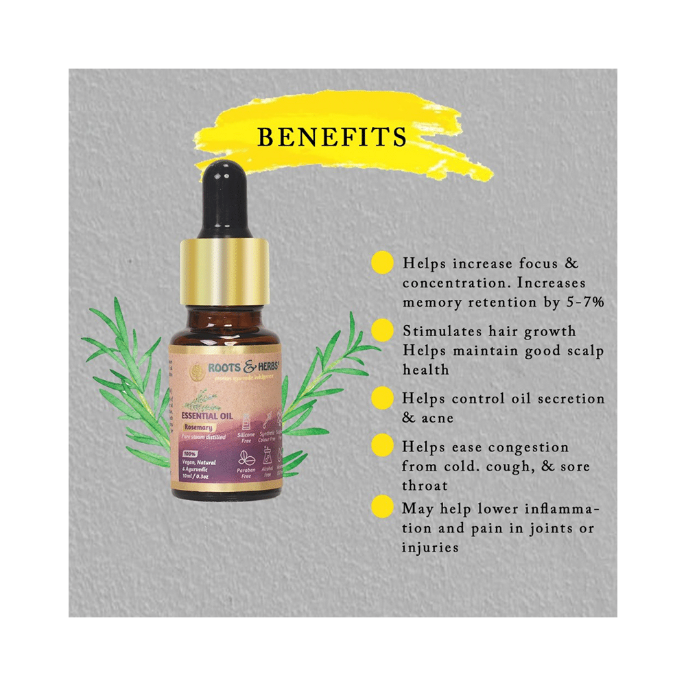 Roots and Herbs Rosemary Essential Oil - Image 4