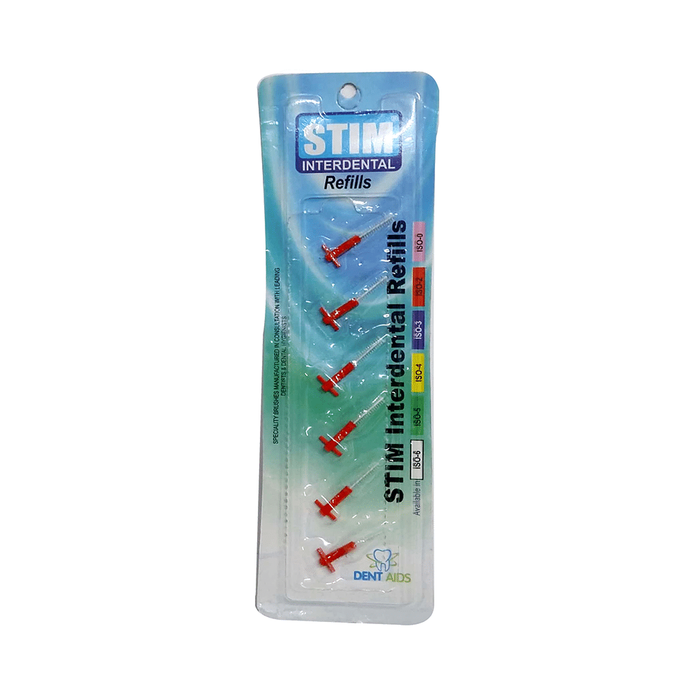 Stim Interdental Refills Red Extra Fine - Image 1