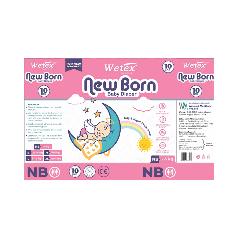 Wetex New Born Baby Diaper - Image 3