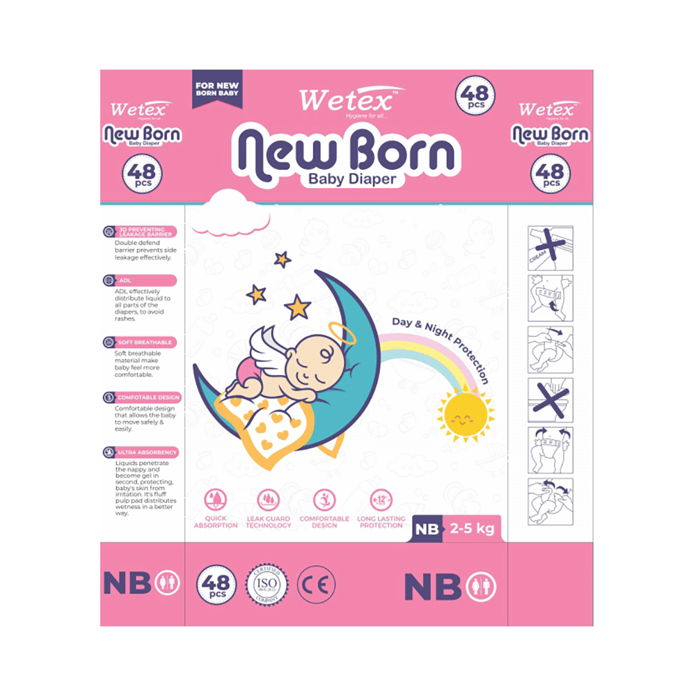 Wetex New Born Baby Diaper - Image 5