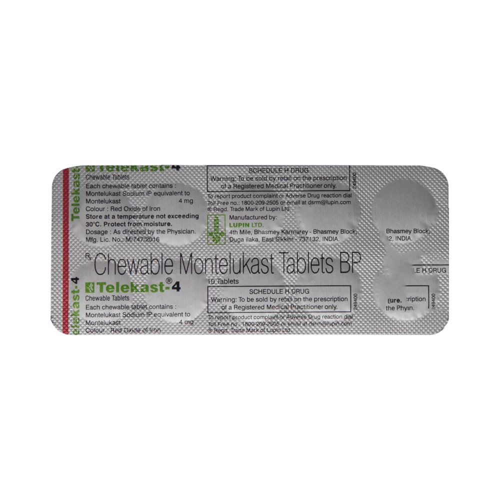 Telekast 4 Chewable Tablet - Image 5