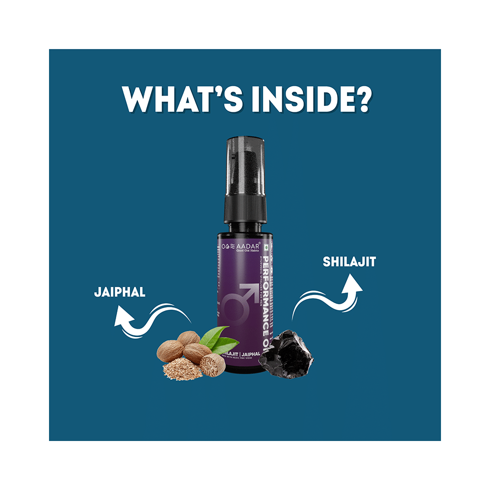 Aadar Performance Oil Ayurvedic Vitalizer for Men (30ml Each) - Image 3