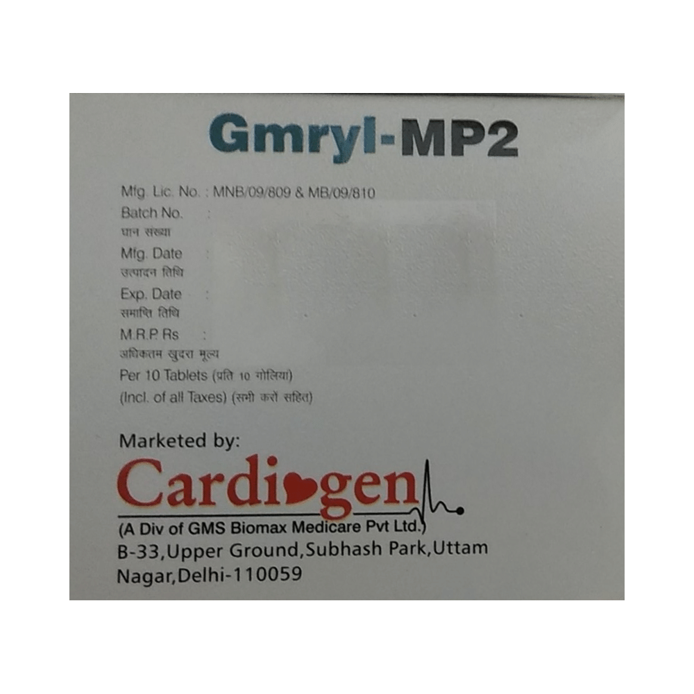 Gmryl-MP2 Tablet ER - Image 3