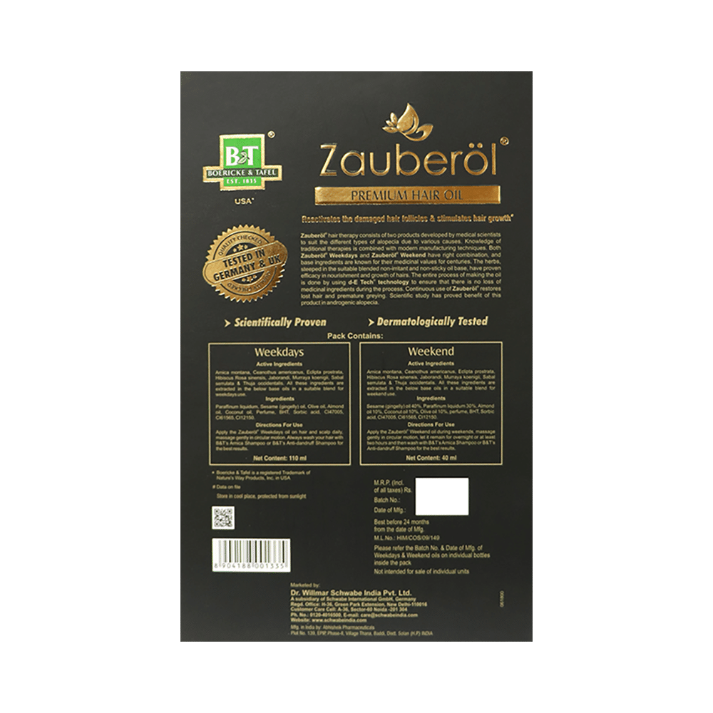 Boericke and Tafel Zauberol Premium Hair Oil - Image 2