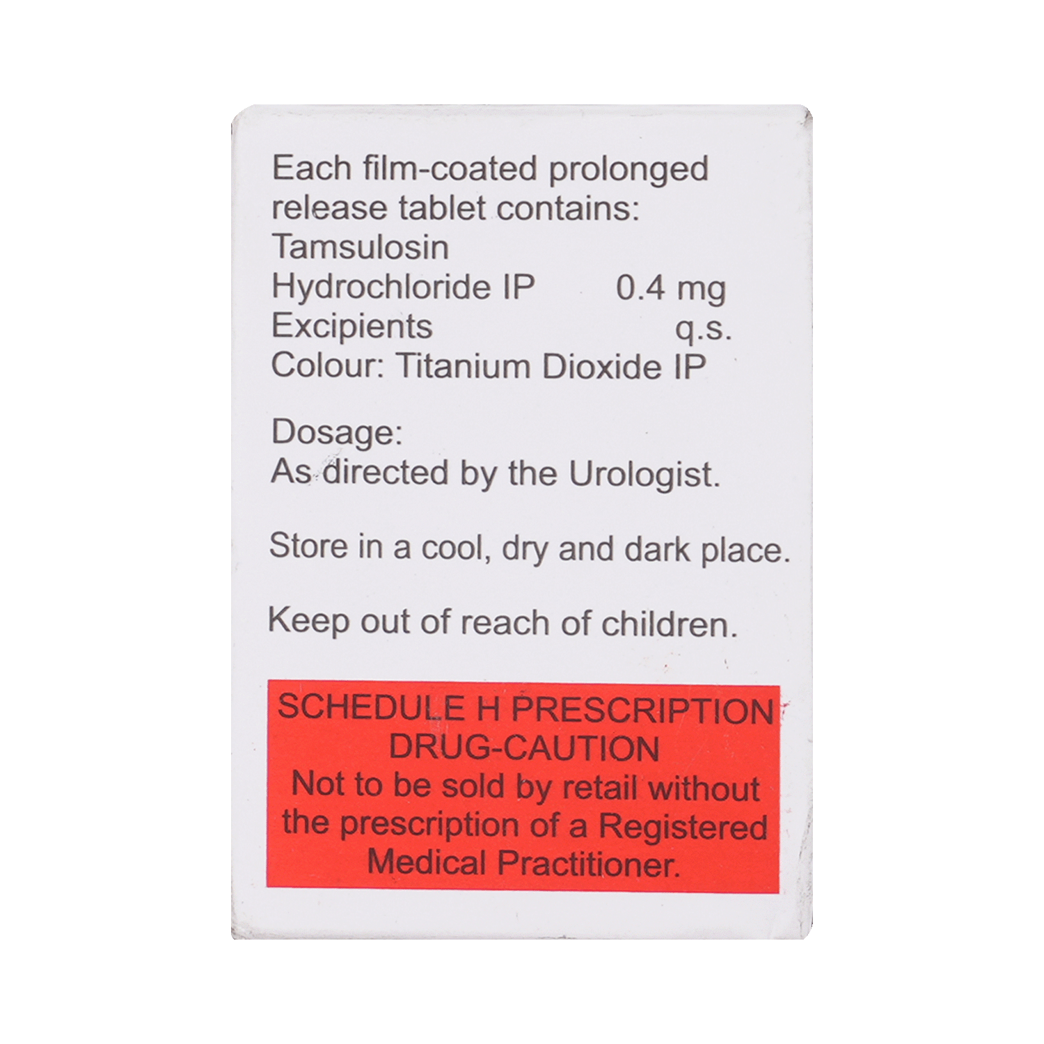 Tasulin 0.4 Tablet PR - Image 3