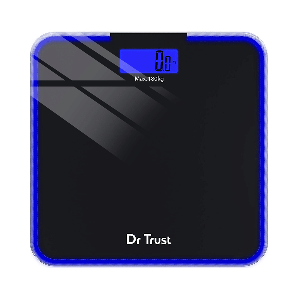 Dr Trust USA Electronic Supernova Digital Personal Weighing Scale Black - Image 1