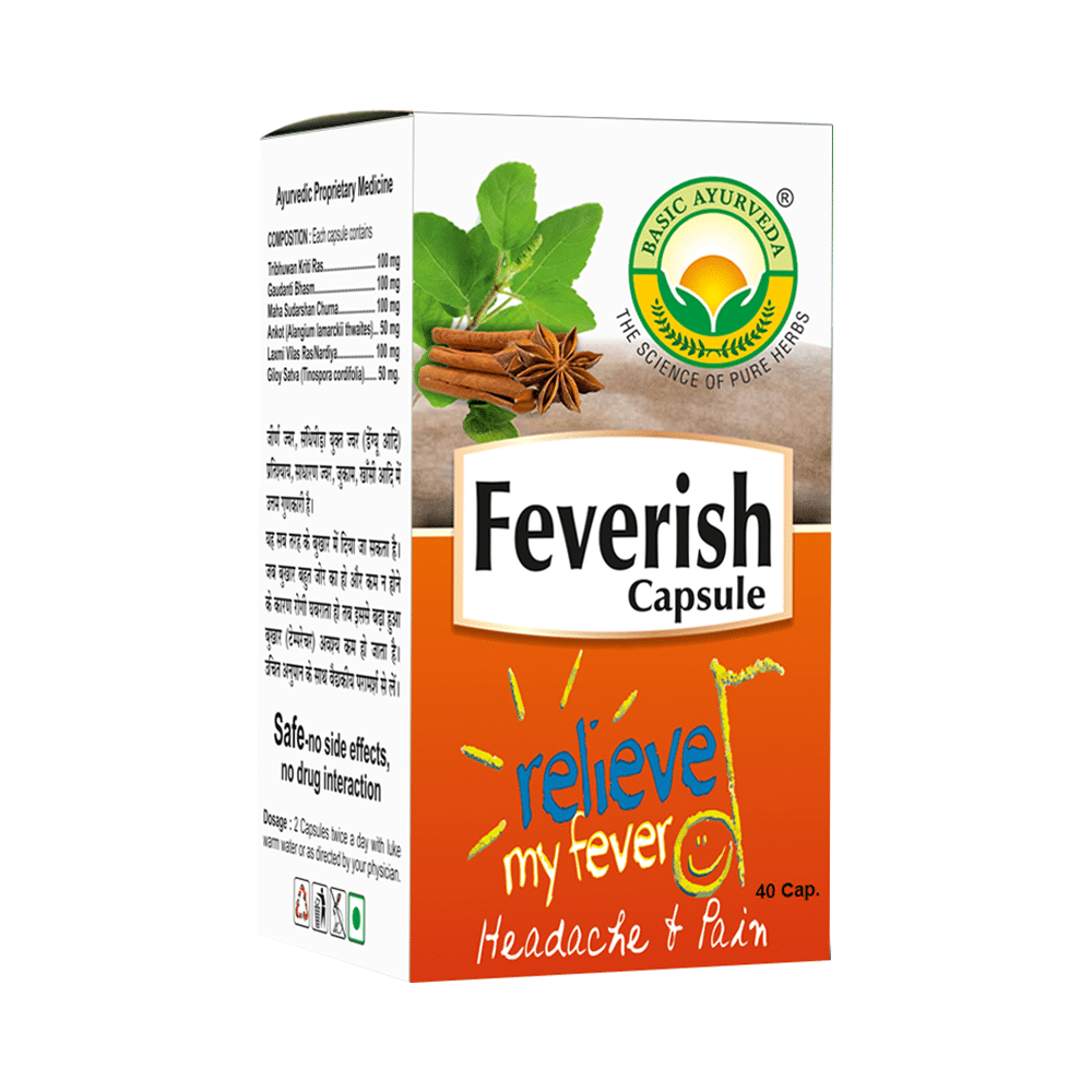 Basic Ayurveda Feverish Capsule - Image 1