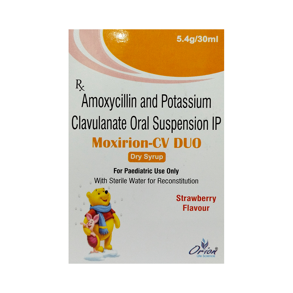 Moxirion-CV Duo Dry Syrup Strawberry - Image 1