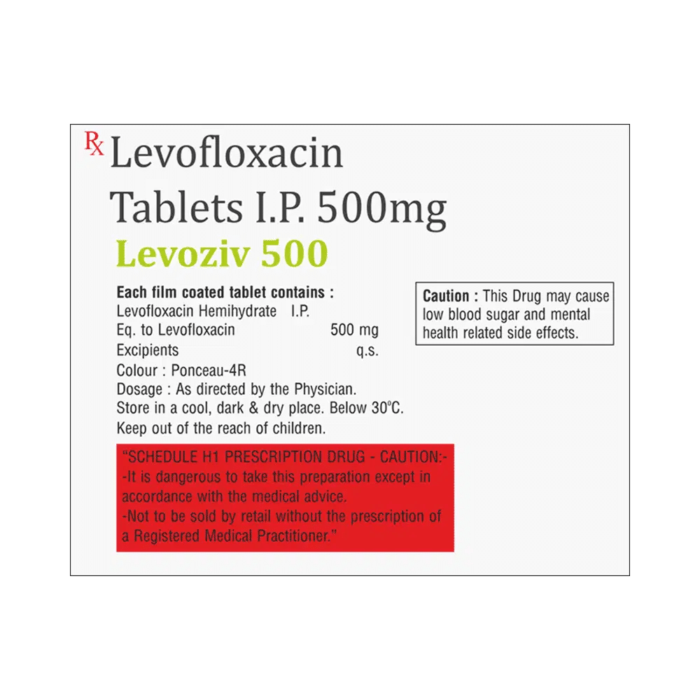 Levoziv 500 Tablet - Image 2