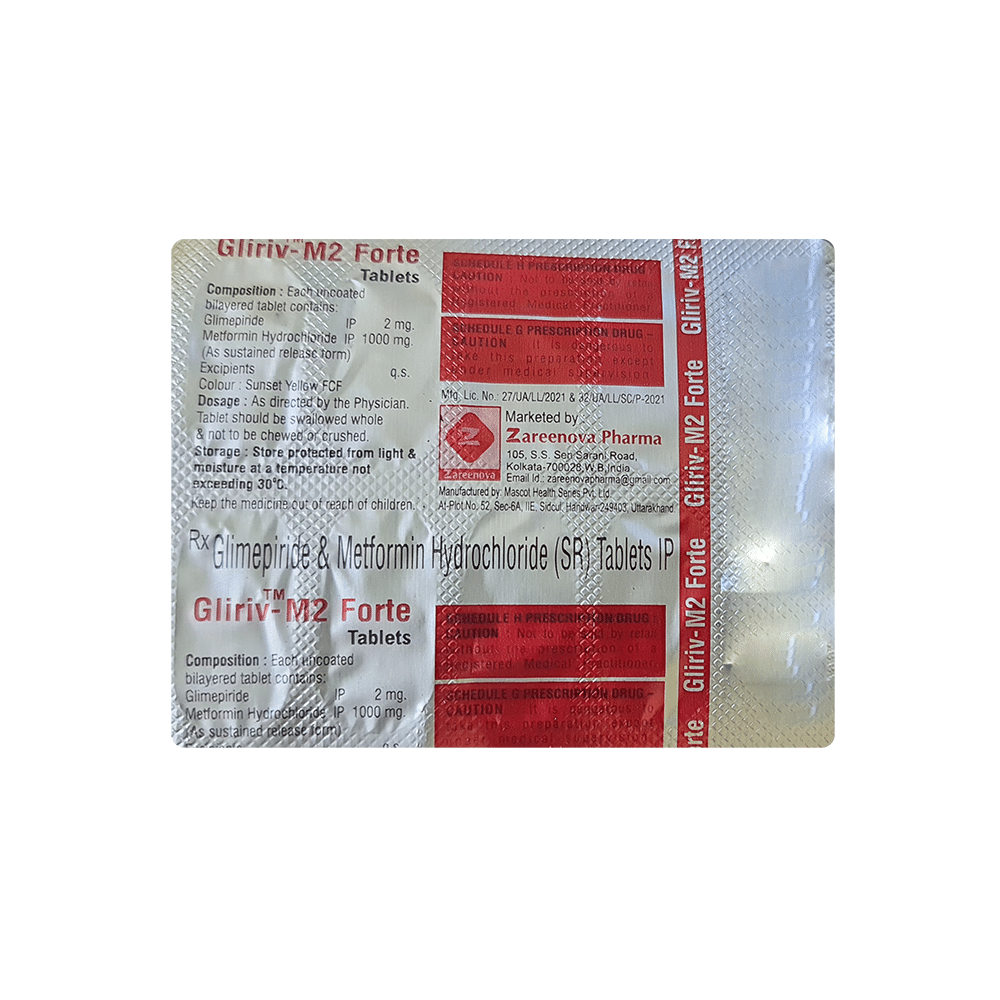 Gliriv-M 2 Forte Tablet SR - Image 2