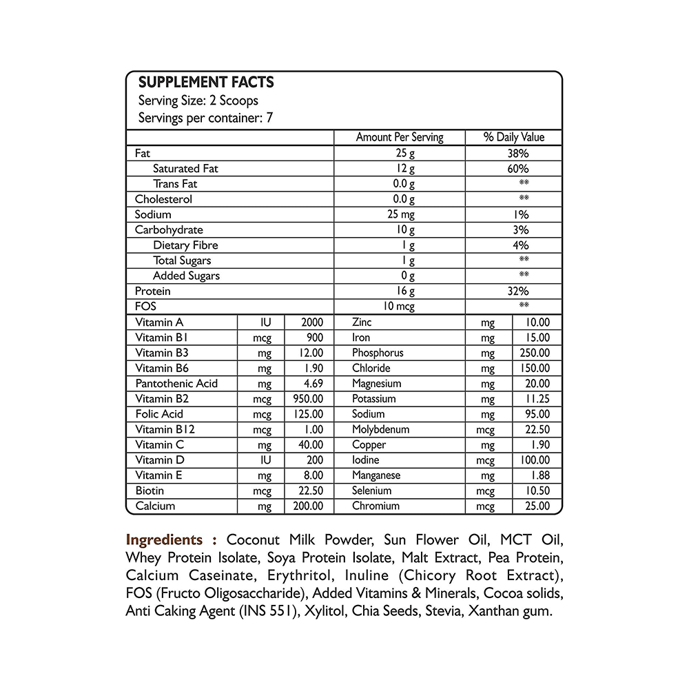 HealthOxide Keto Meal Powder Premium Chocolate - Image 2