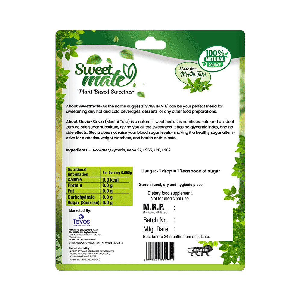 Sweet Mate Plant Based Sweetner (20ml Each) - Image 2