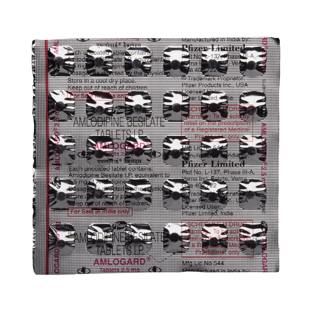 Amlogard 2.5mg Tablet - Image 4
