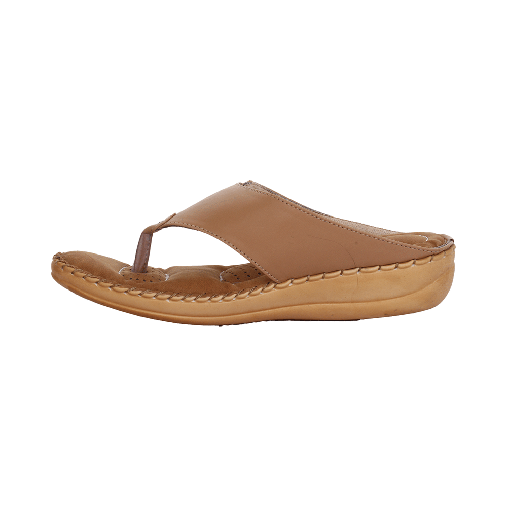 Trase Doctor Ortho Slippers for Women & Girls Light weight, Soft Footbed with Flip Flops 5 IND/UK Beige - Image 5