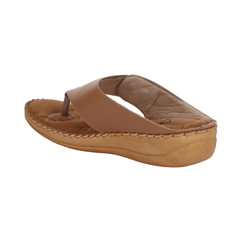 Trase Doctor Ortho Slippers for Women & Girls Light weight, Soft Footbed with Flip Flops 5 IND/UK Beige - Image 4