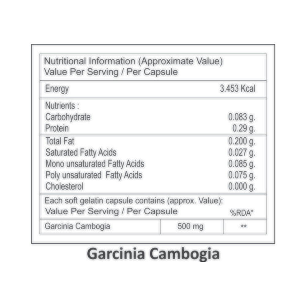 La Nature's Garcinia Cambogia Softgel Capsules - Image 4
