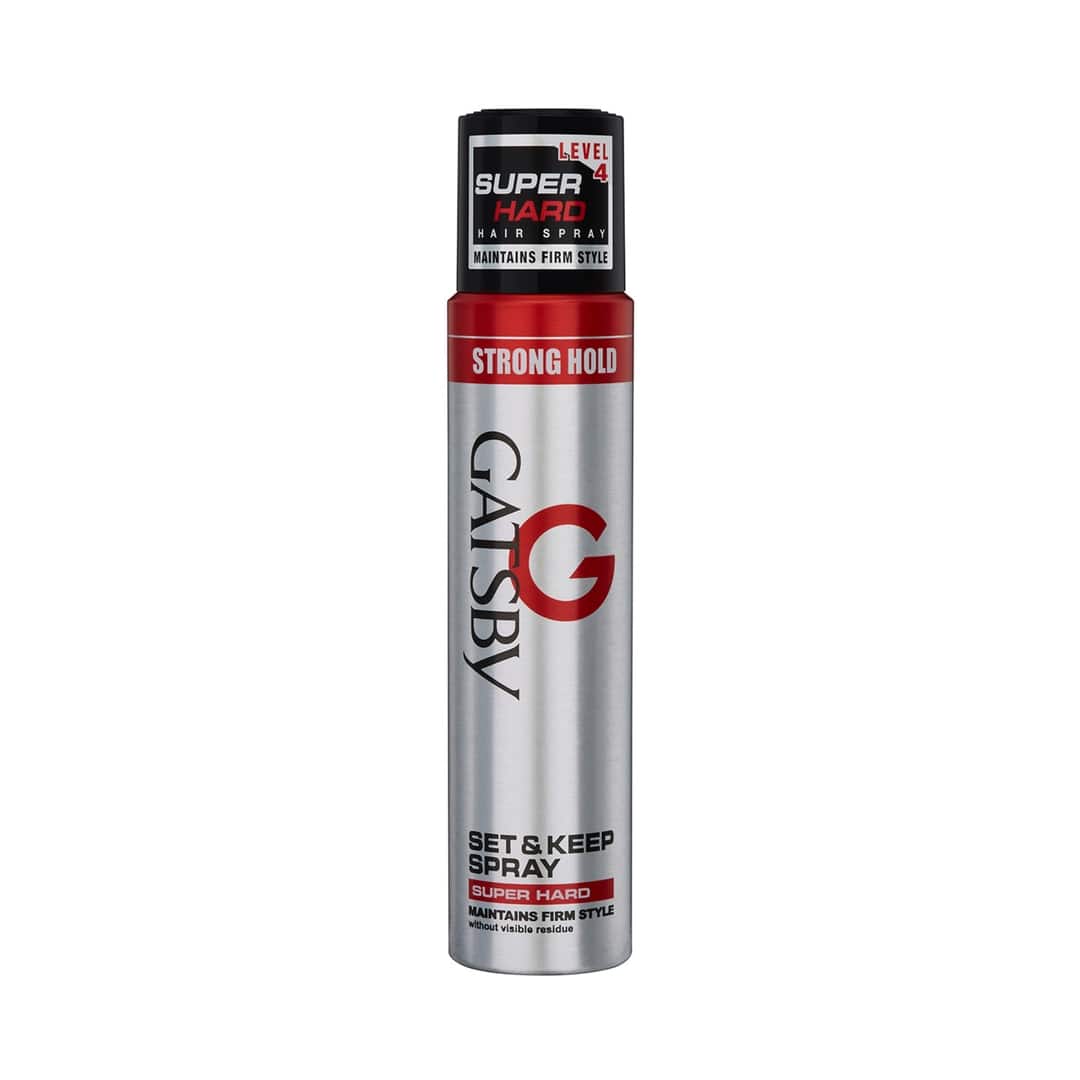 Gatsby Hair Spray Set & Keep Super Hard - Image 1