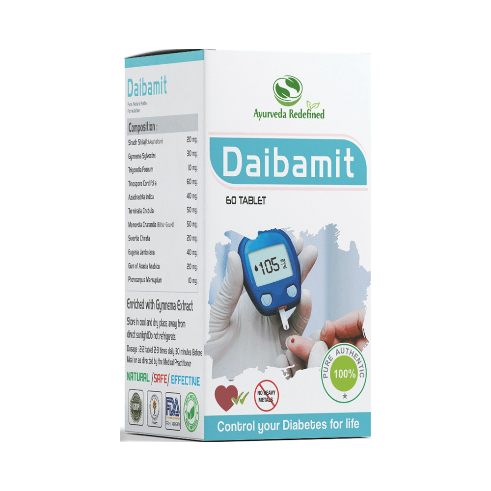 Ayurveda Redefined Diabamit Tablet - Image 1