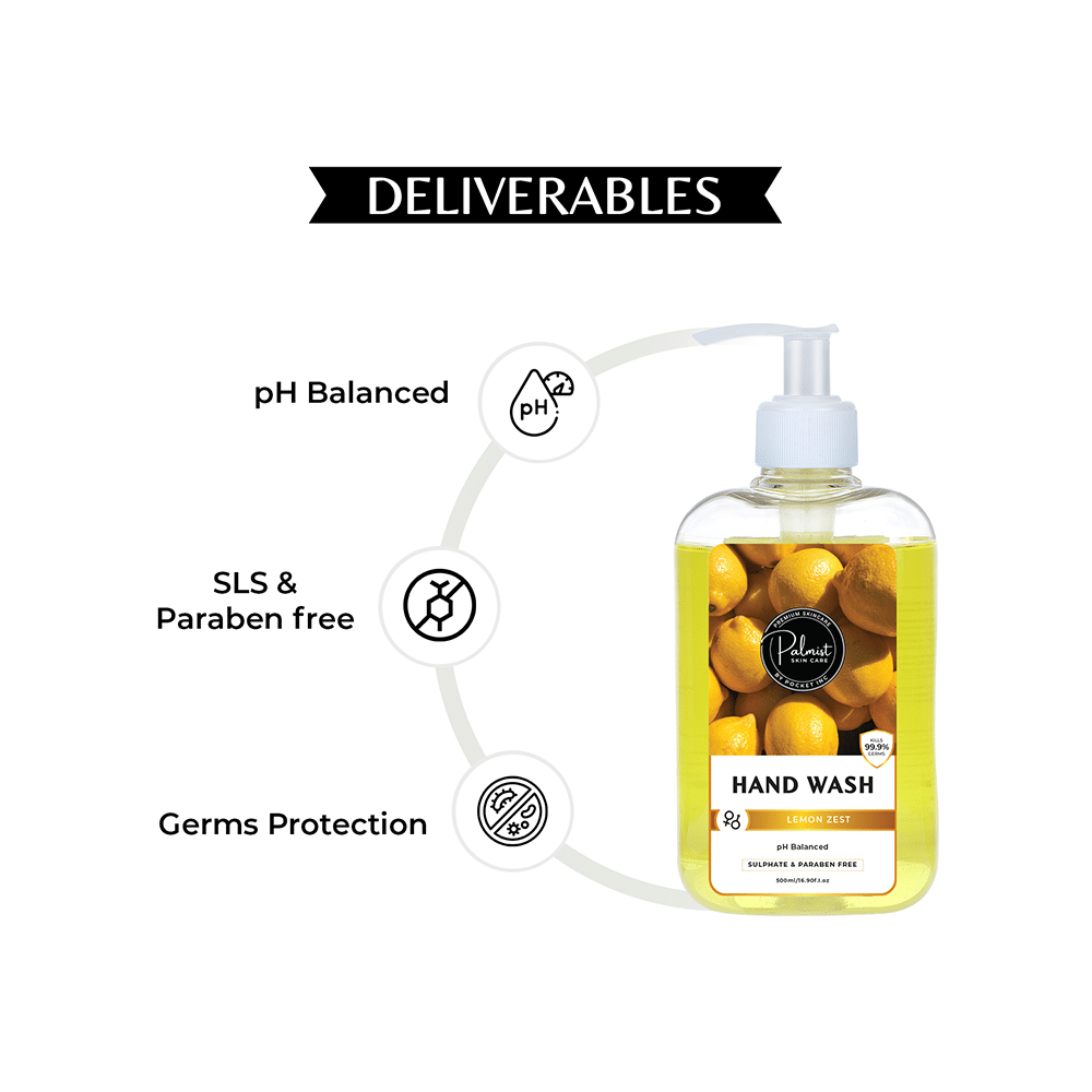 Palmist Hand Wash Lemon Zest - Image 4
