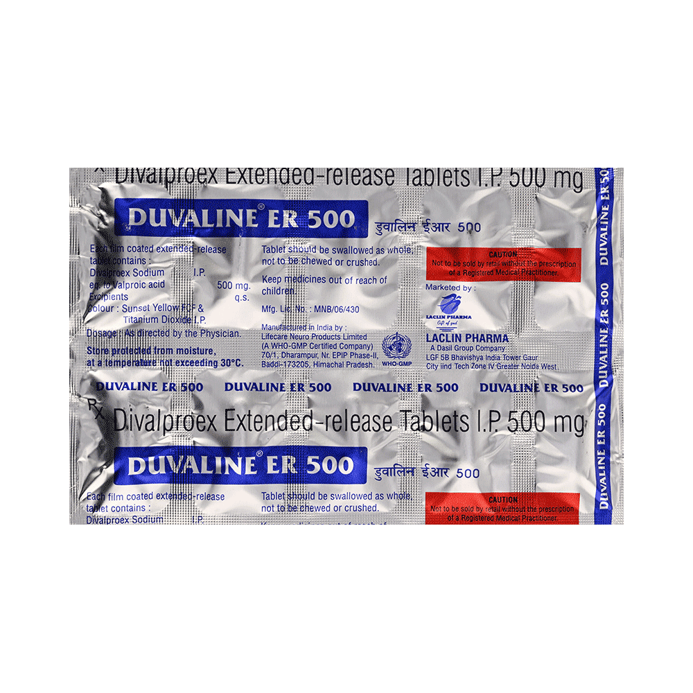 Duvaline ER 500 Tablet - Image 2